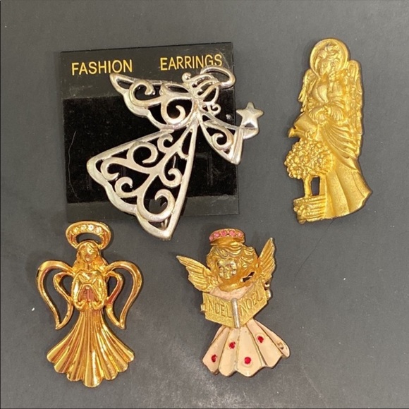 16 Vintage to now angel pins brooches - Picture 4 of 6